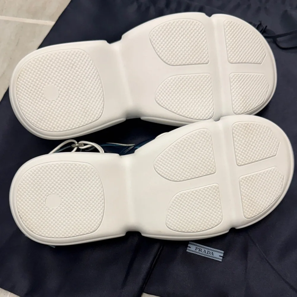 Prada Cloudbust PVC Sandals - Picture 6 of 8